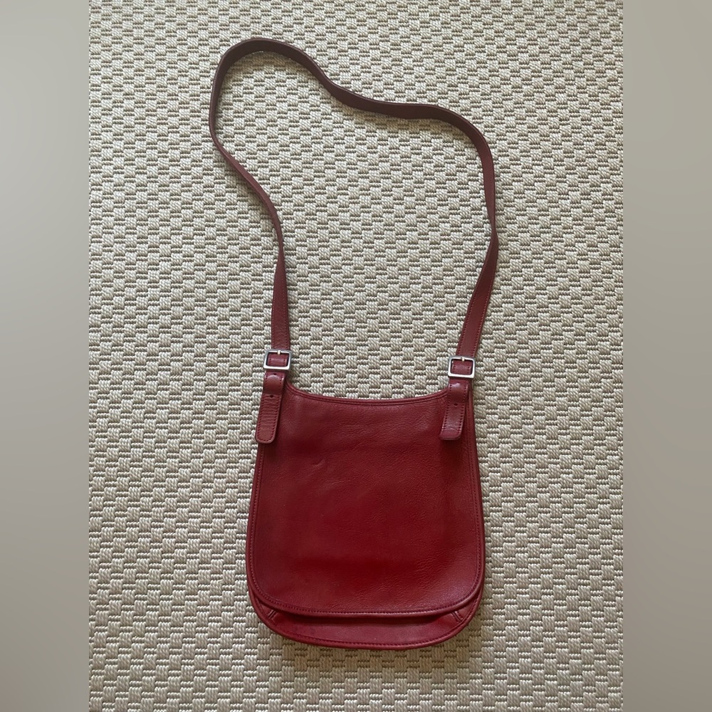 Vintage Coach Hobo crossbody bag red